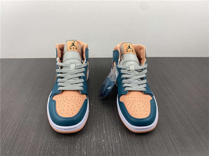 Jordan1 Mid Dark Teal Green BQ6472-308
