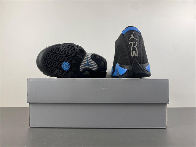 Air Jordan 14 “Black/University Blue” 487471-002